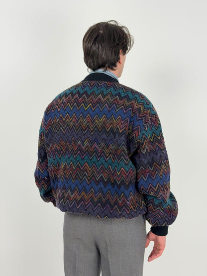 Cardigan anni '80 in Lana e Alpaca