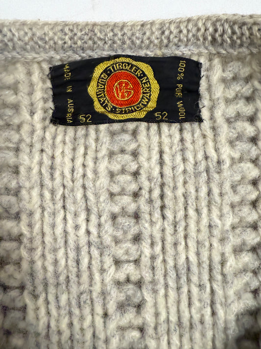 Cardigan tirolese in pura lana - Made in Austria