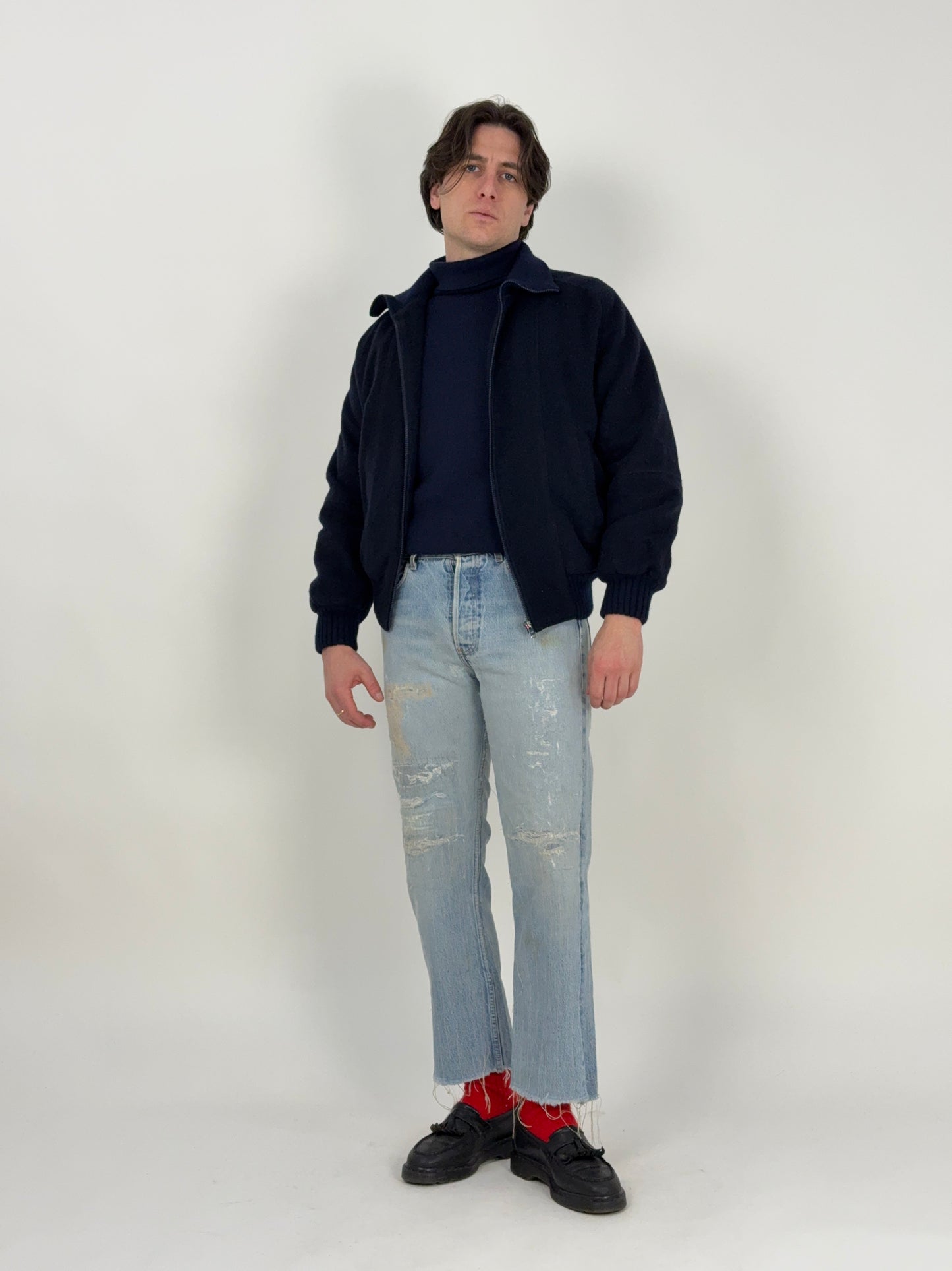 Giacca Breco’s in lana con interno teddy anni '70