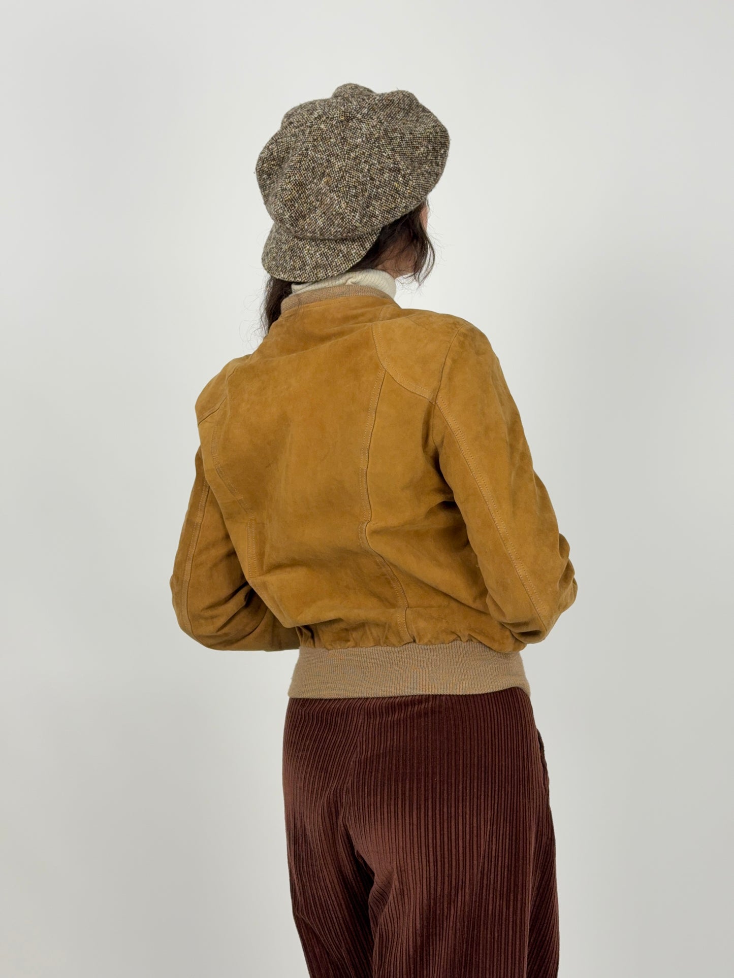 Giacca vintage scamosciata