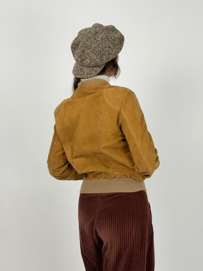 Giacca vintage scamosciata