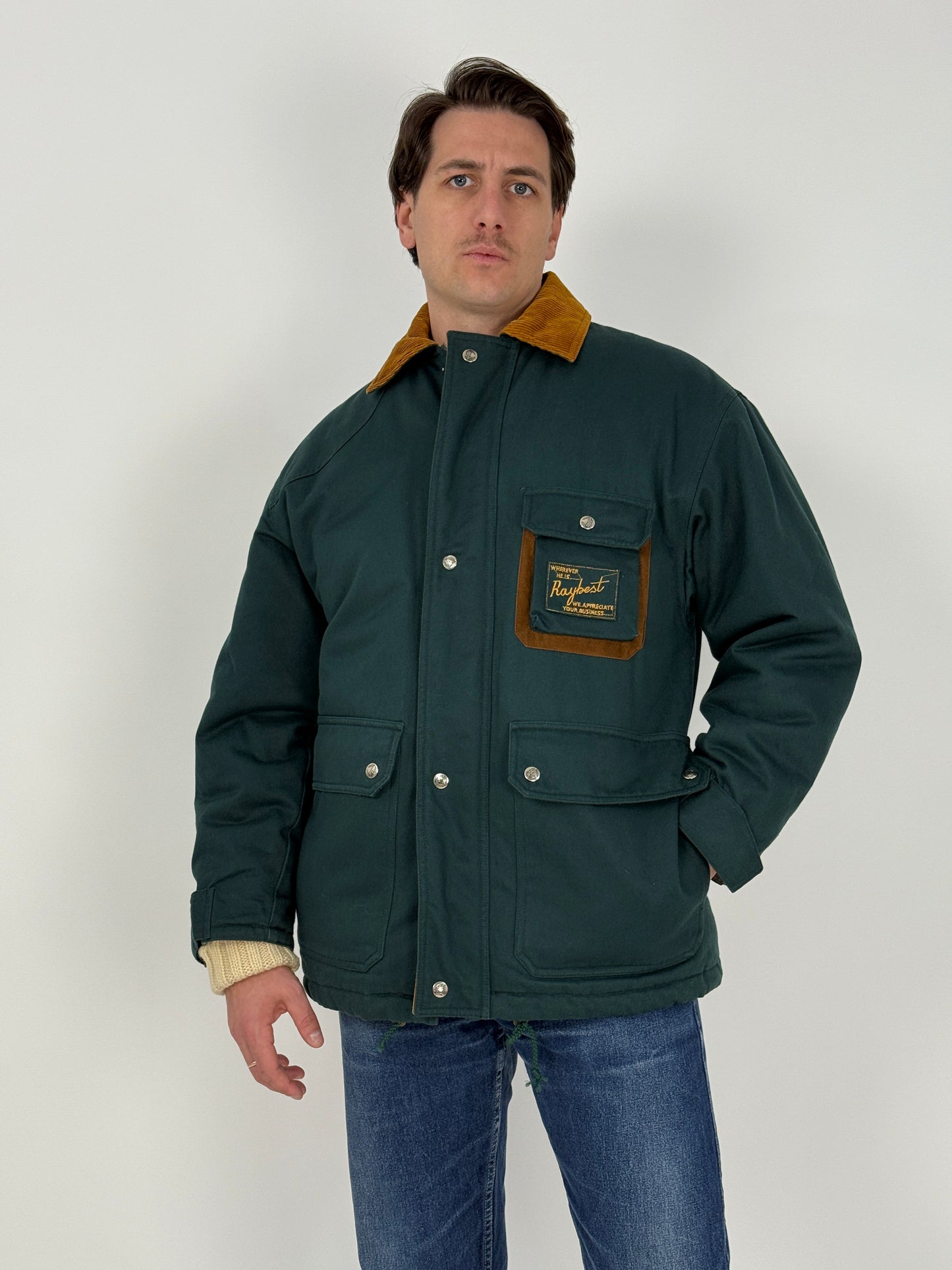 Giacca Raybest con collo in velluto