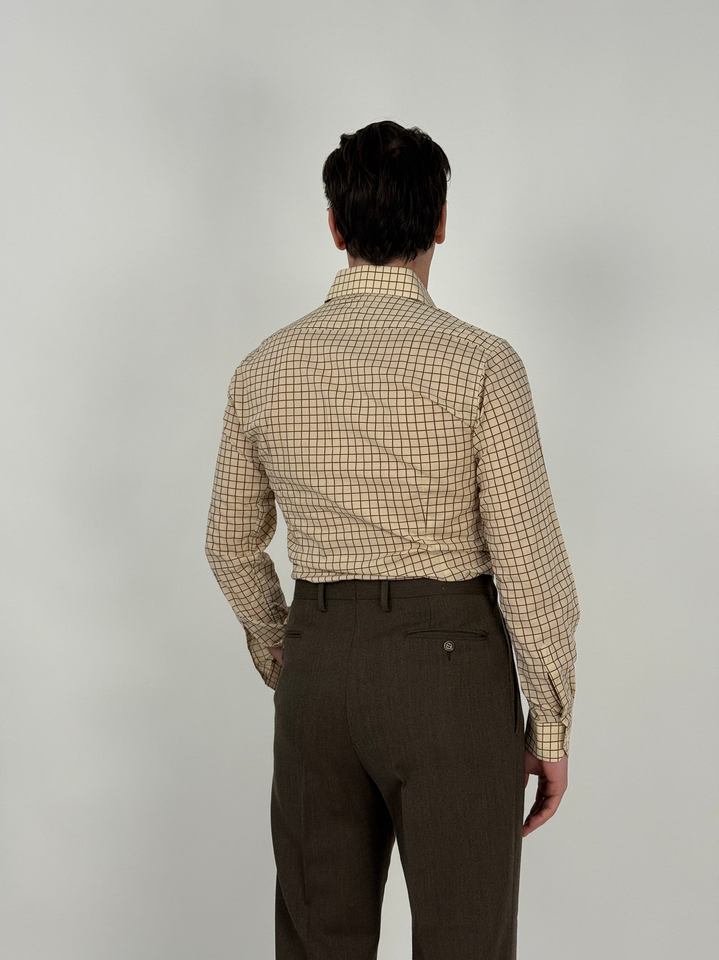 Camicia a quadri anni '70