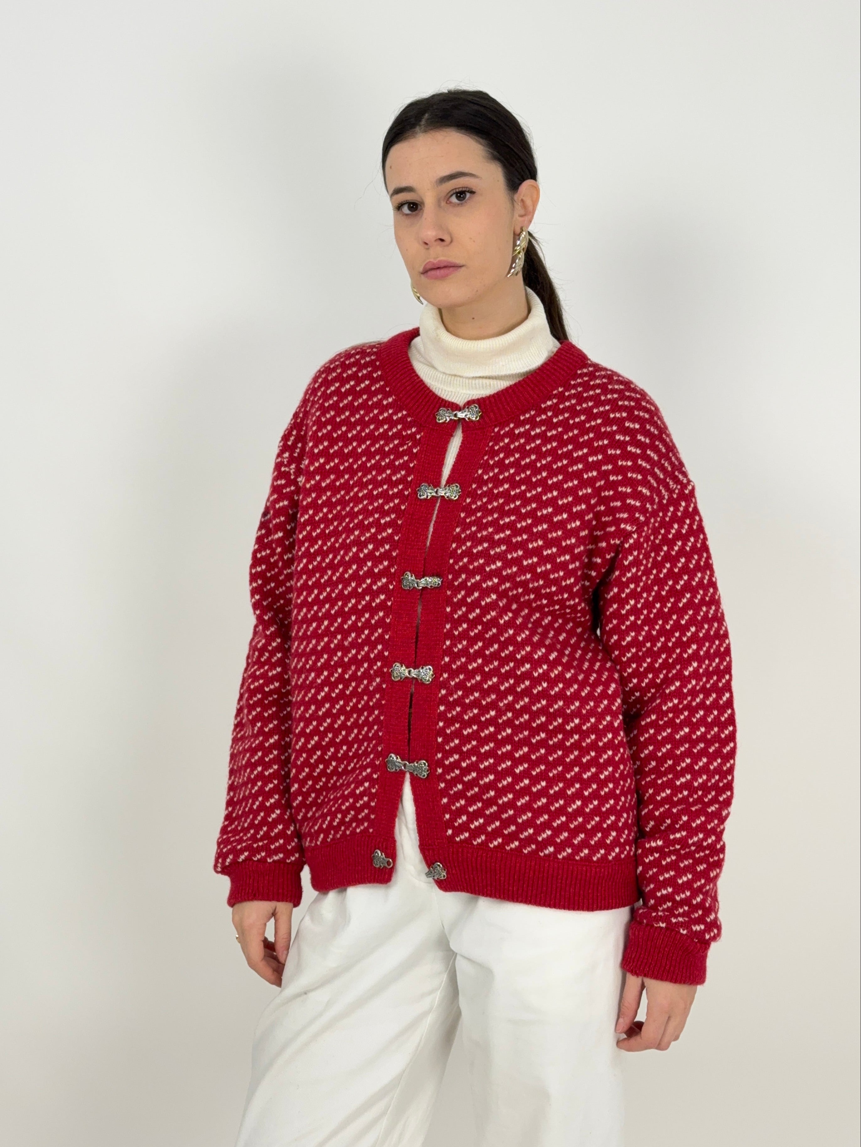 Cardigan L.L. Bean anni '80 – Made in Norway