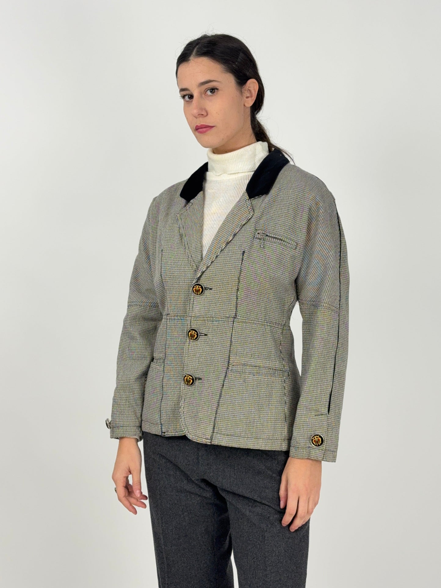 giacca-closed-anni-80-pied-de-poule-bianco-e-nero