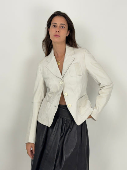 giacca-in-vera-pelle-bianca-vintage-da-donna
