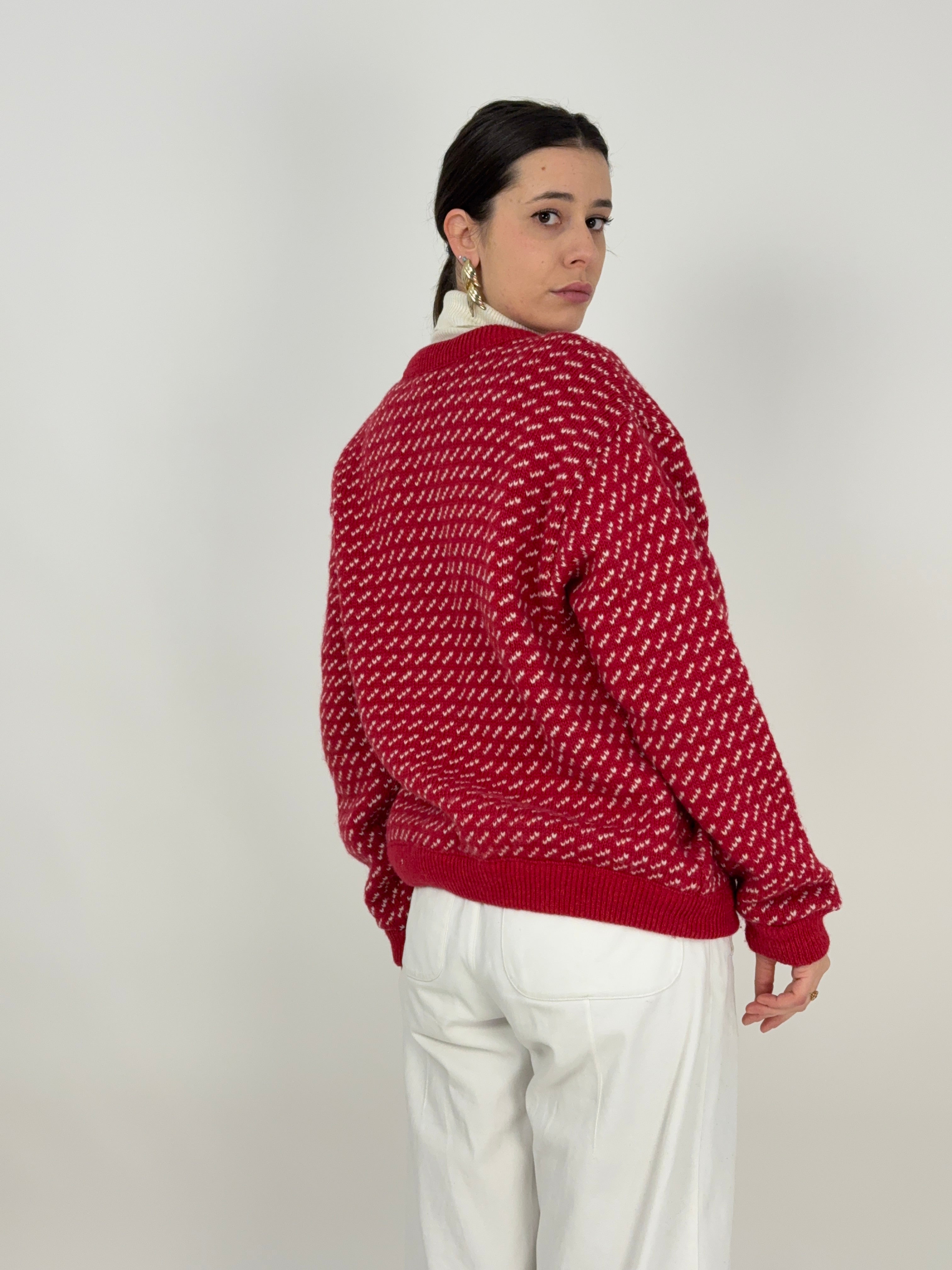 Cardigan L.L. Bean anni '80 – Made in Norway