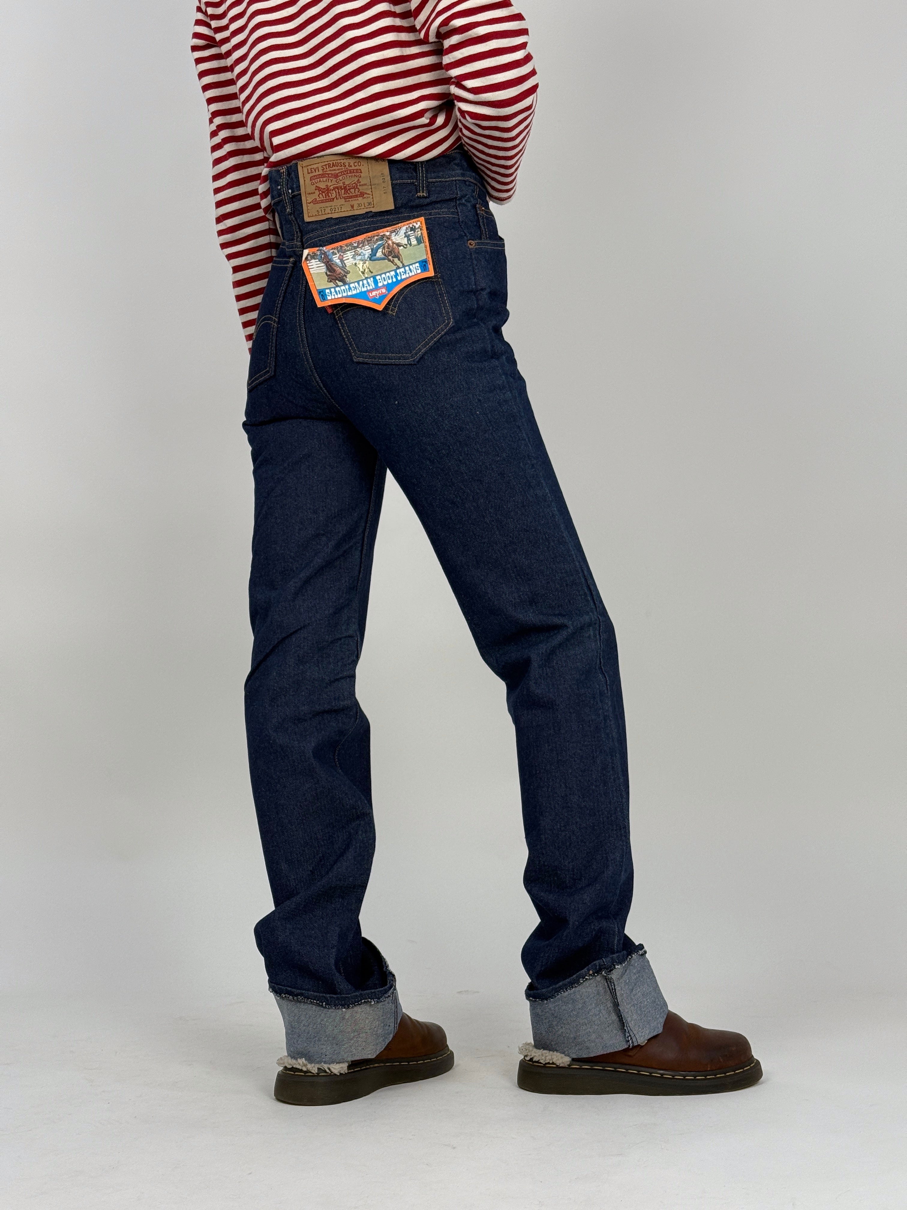 Levi's 517 Saddleman Boot Jeans - Made in U.S.A. - Fangovintage