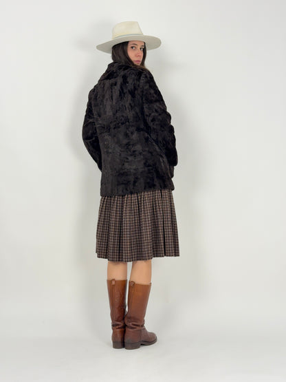 Cappotto Royal Plush anni ’70 in ecopelliccia - Made in Germany