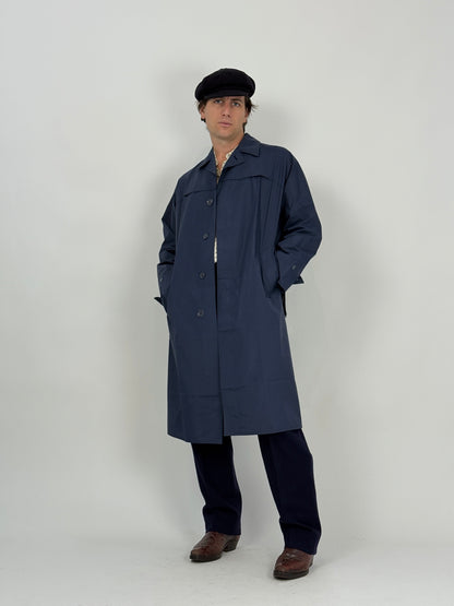 Trench impermeabile FRAG blu navy