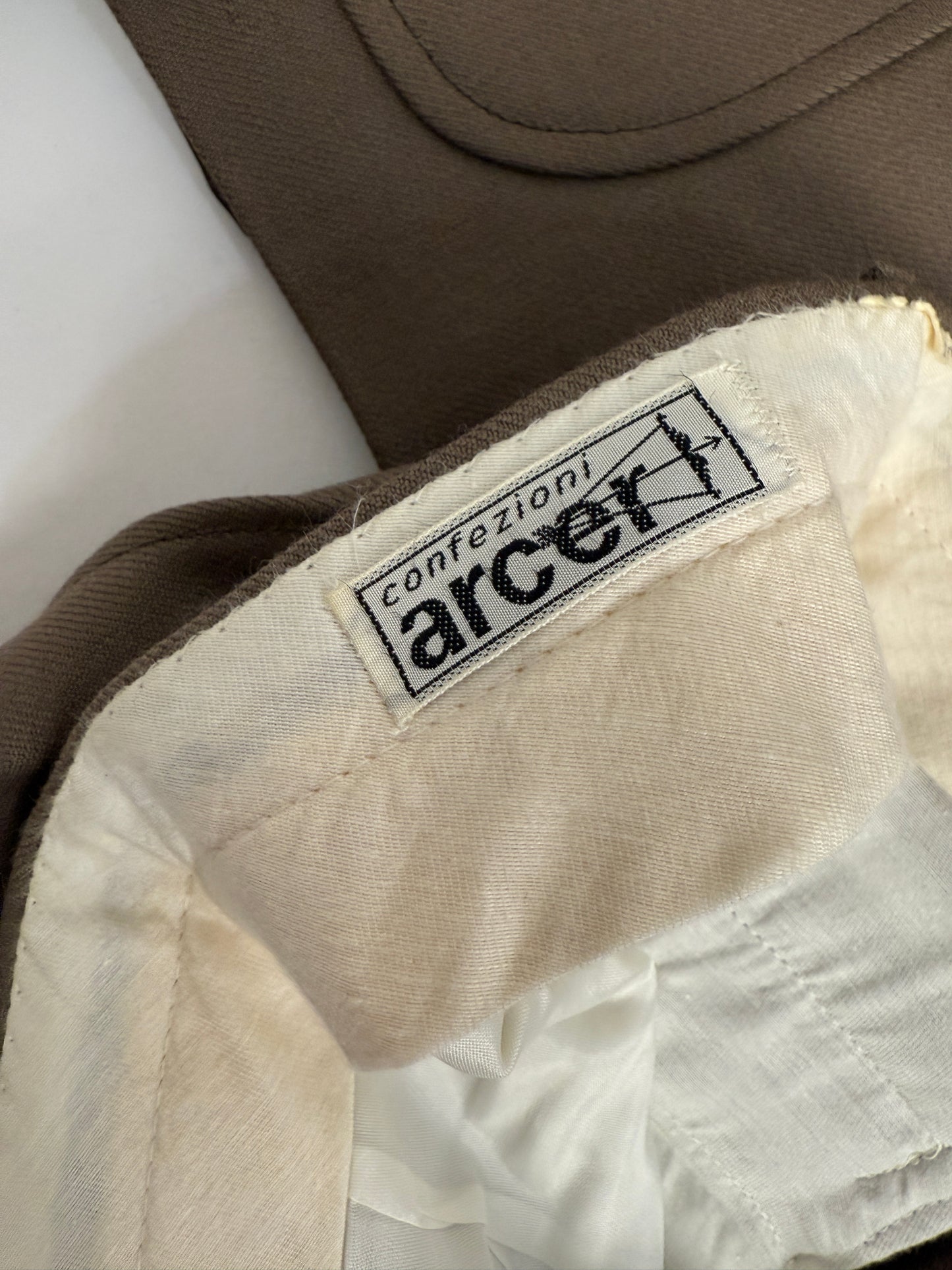 Completo 3 pezzi anni '70 in pura lana