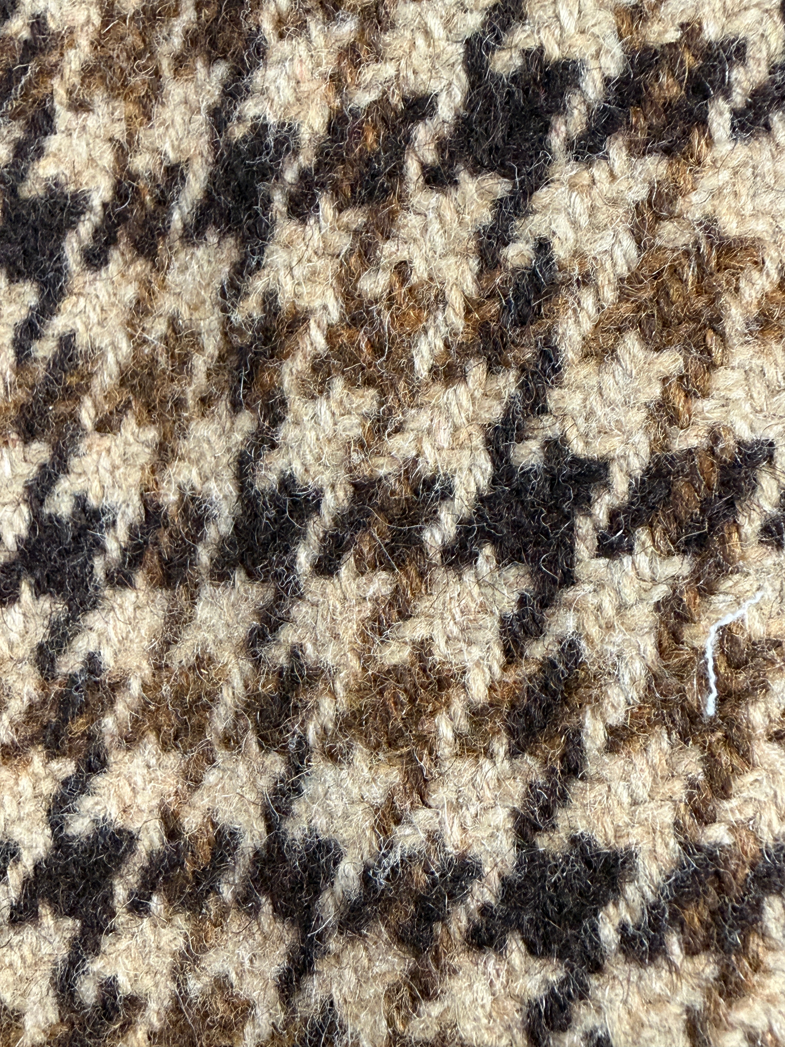 Cappotto sartoriale anni '70 in lana pied de poule