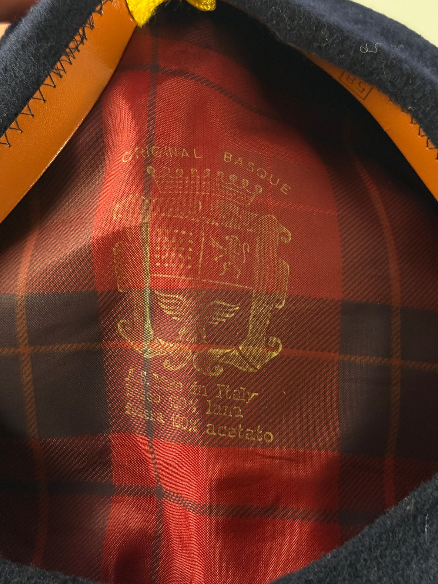 Basco vintage blu navy in lana