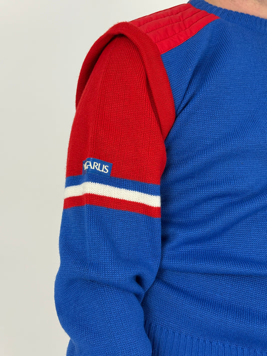 maglione-stile-sport-anni-80-blu-rosso-e-bianco-in-lana-da-uomo