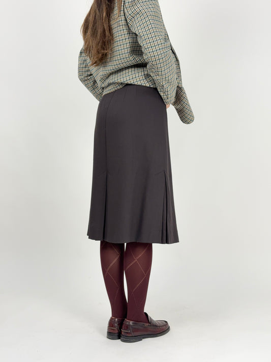 Gonna midi con Pieghe Frontali anni ’90