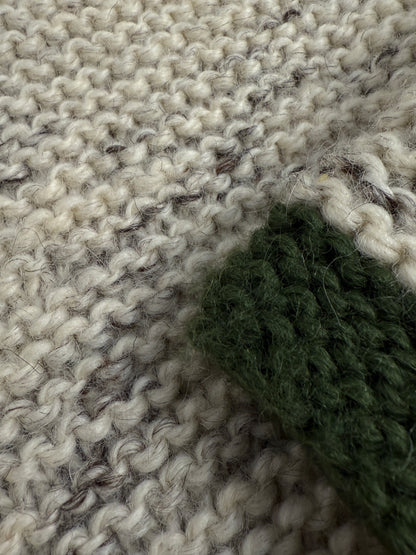 Cardigan fatto a mano in pura lana