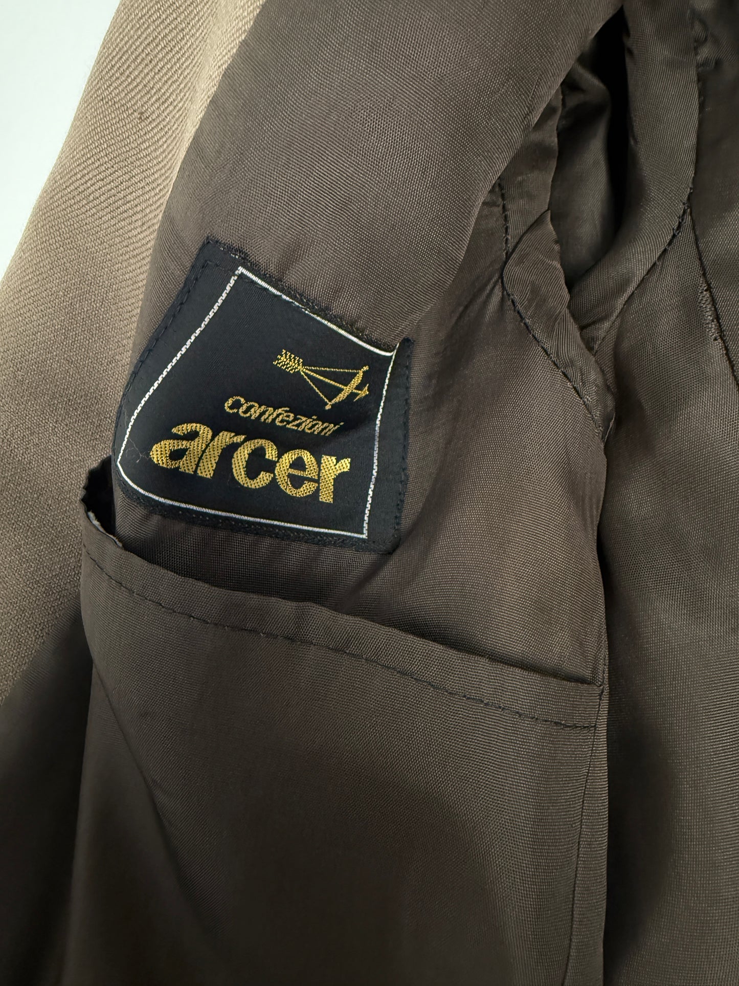 Completo 3 pezzi anni '70 in pura lana