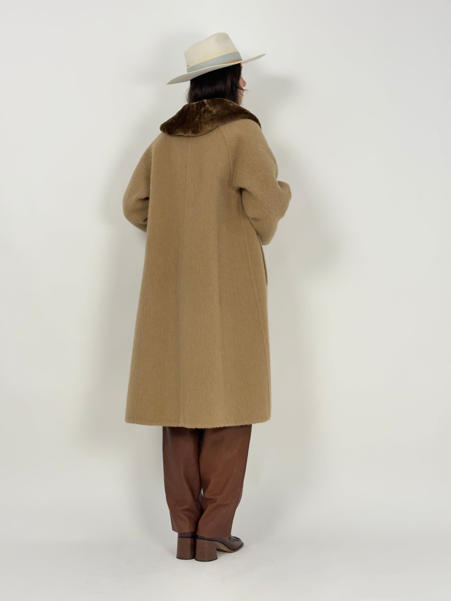 Cappotto cammello anni '70