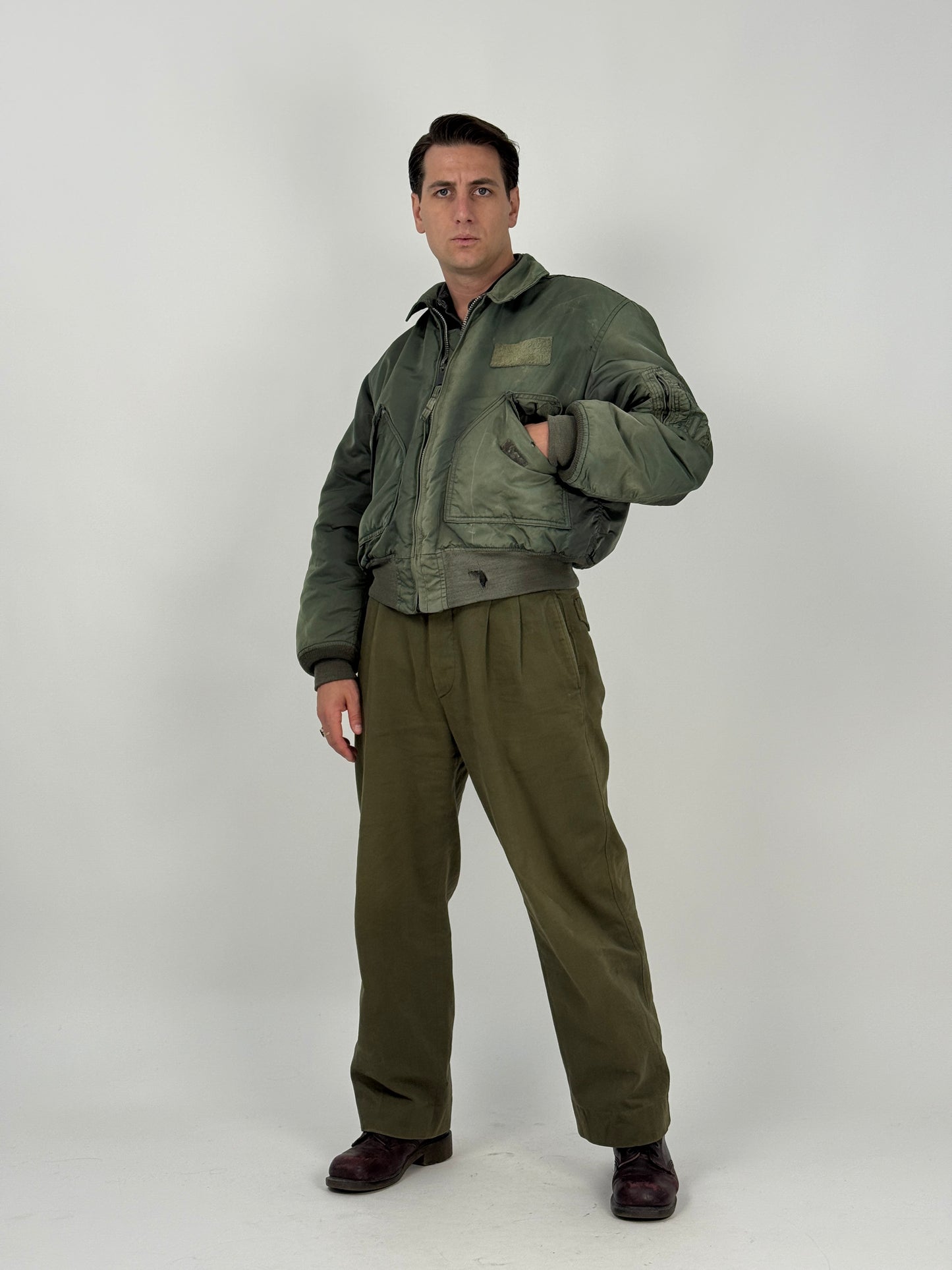 Giubbotto Bomber CWU-45/P (N) Flight Jacket USAF anni '60 by Alpha Industries