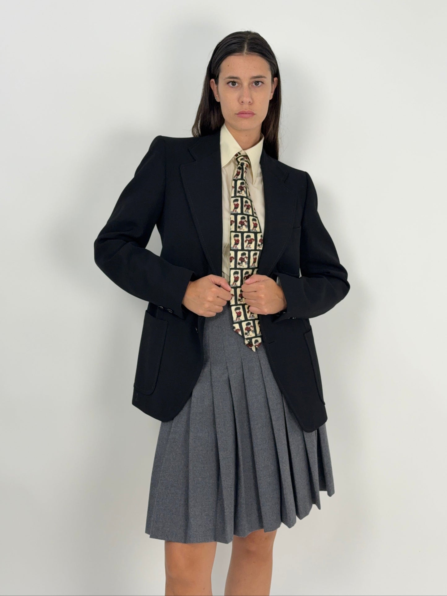 Giacca sartoriale in pura lana vergine anni ’70