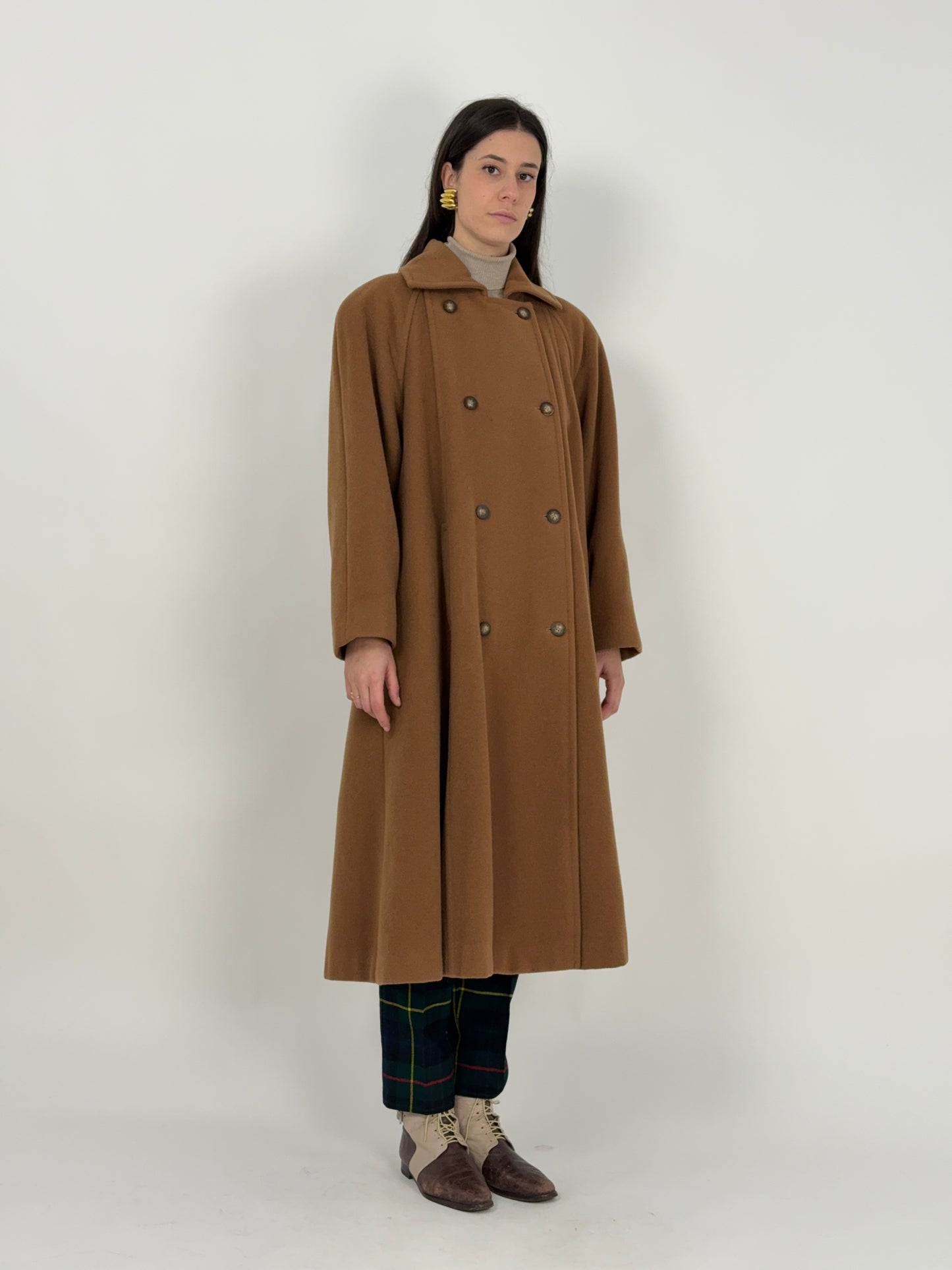 Cappotto Pennyblack cammello doppiopetto anni ’80