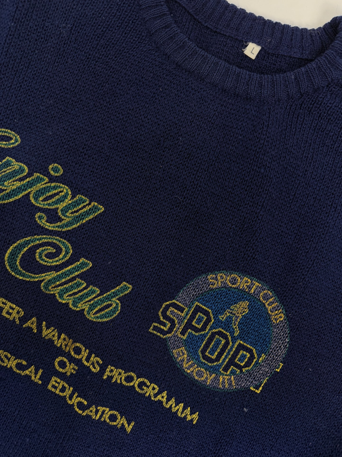 Maglione “Enjoy Sport Club” anni ’80