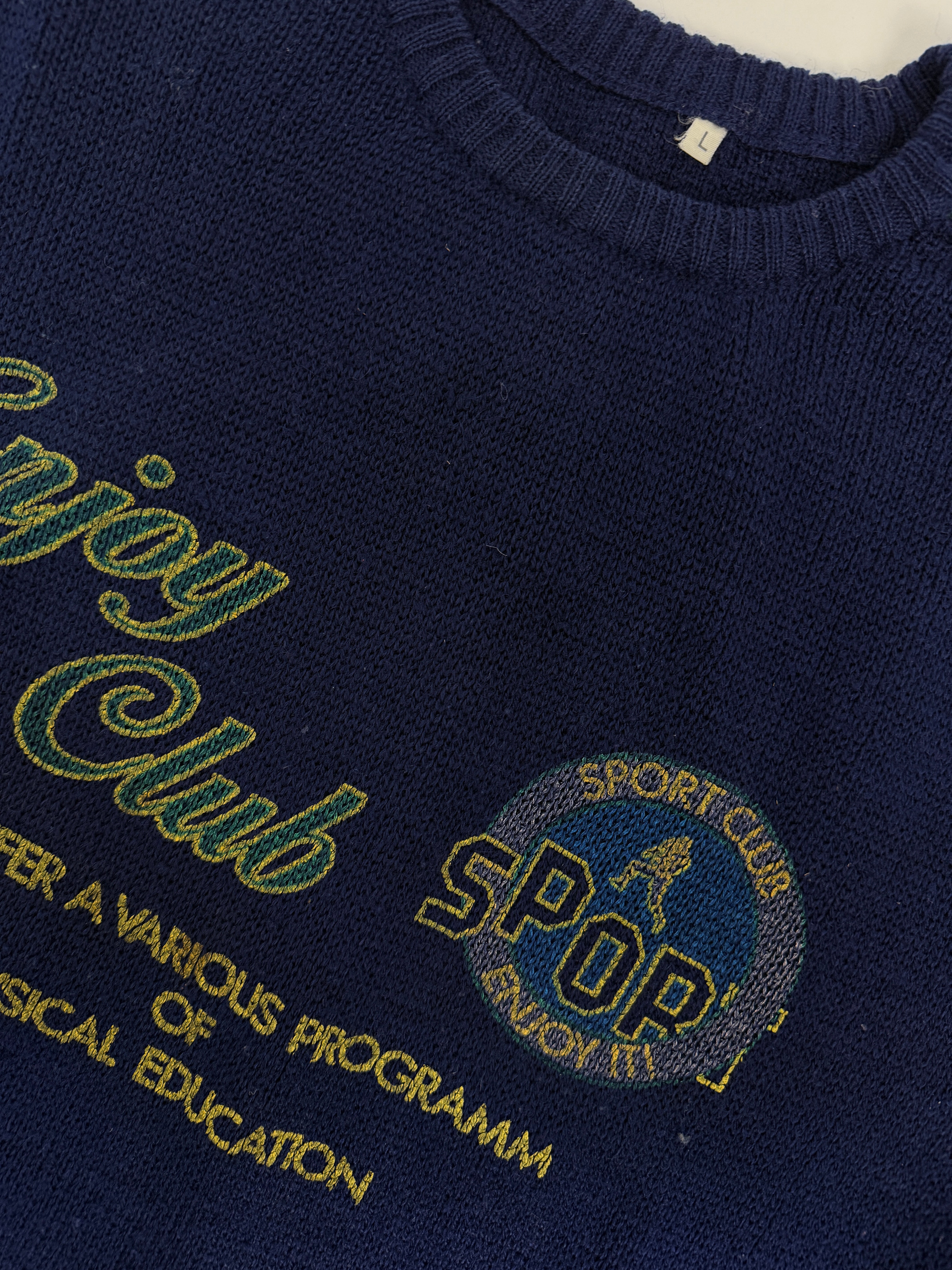 Maglione “Enjoy Sport Club” anni ’80
