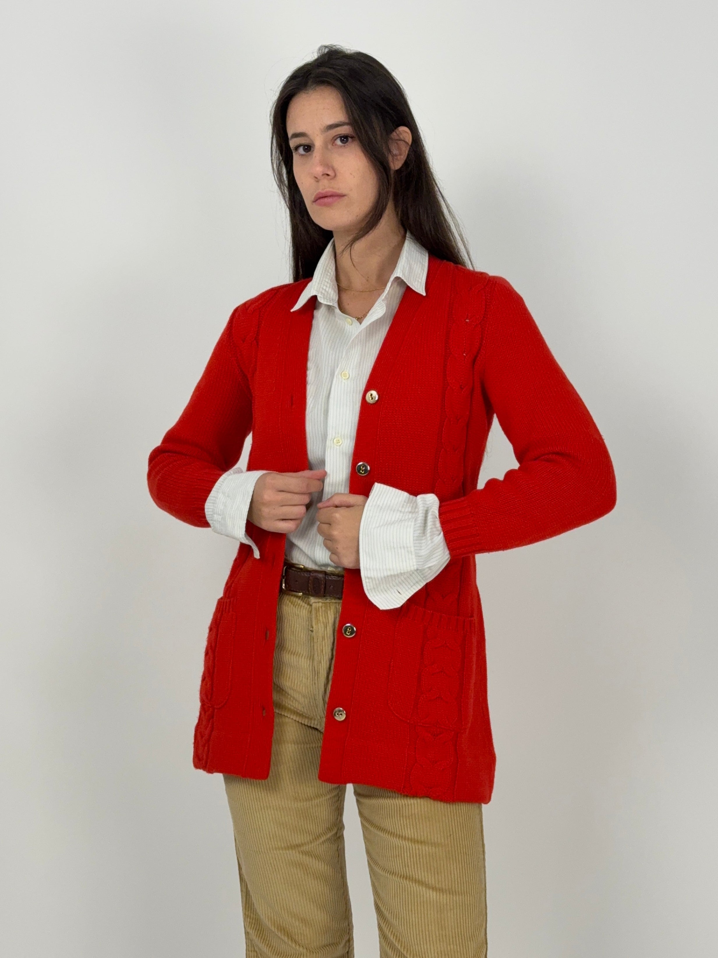 cardigan-in-pura-lana-rossa-da-donna-anni-70