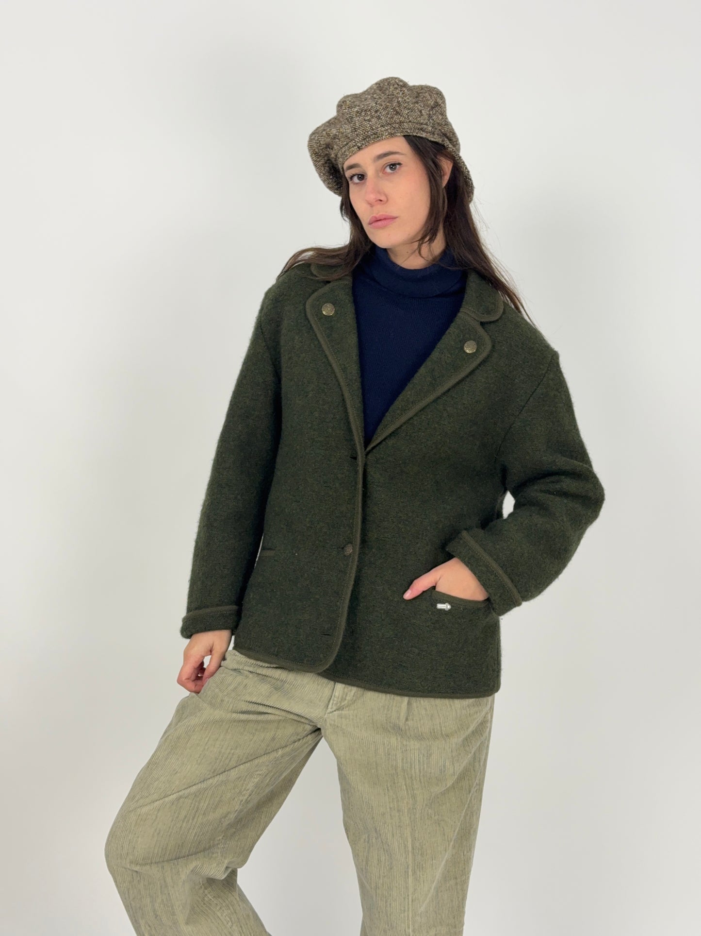 Giacca Tirolese in lana cotta - Merlet