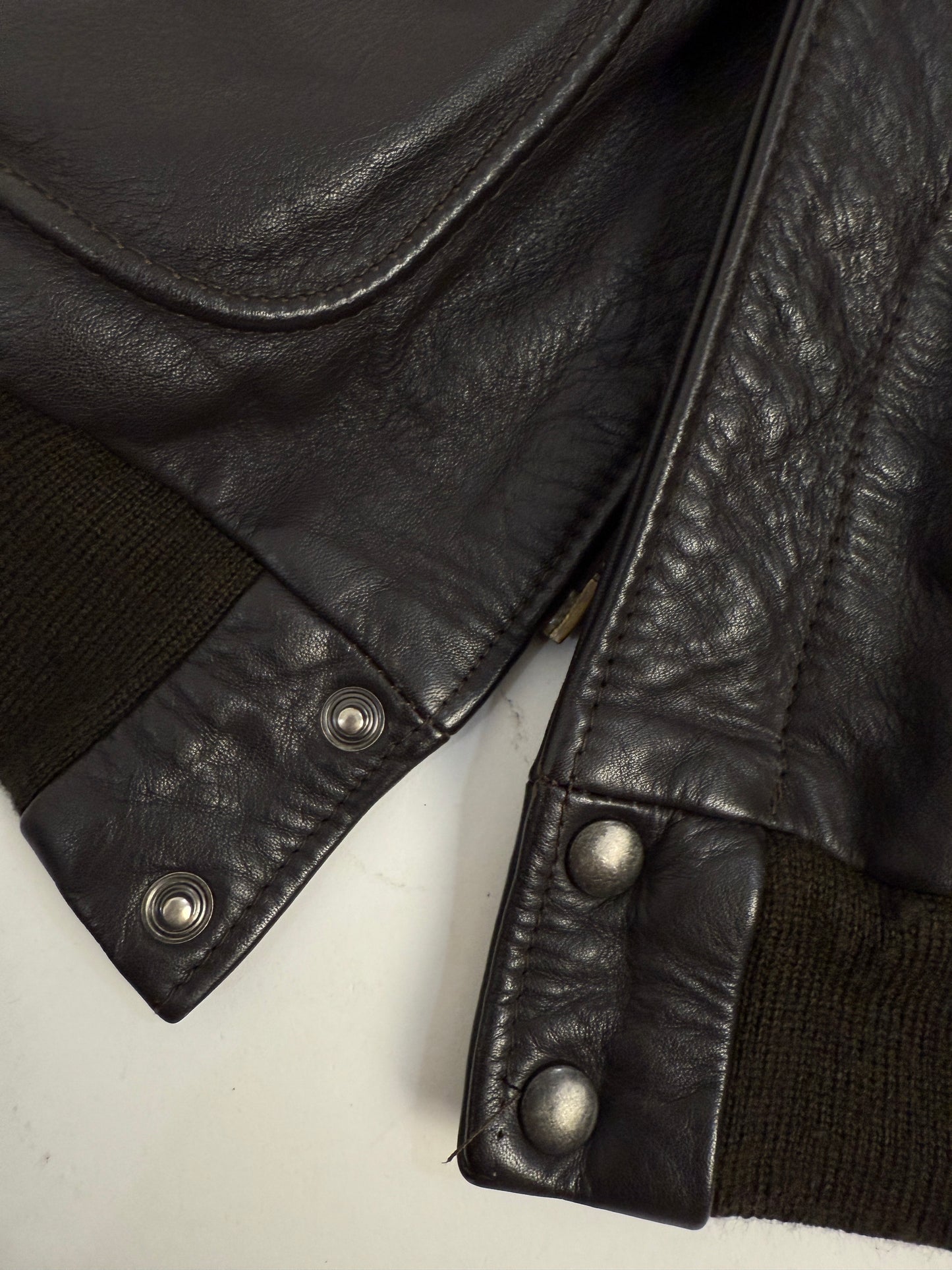 Giubbotto in pelle Bundeswehr anni ’80