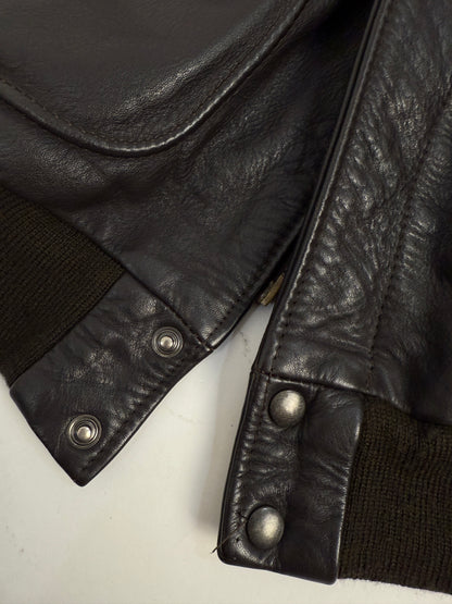 Giubbotto in pelle Bundeswehr anni ’80