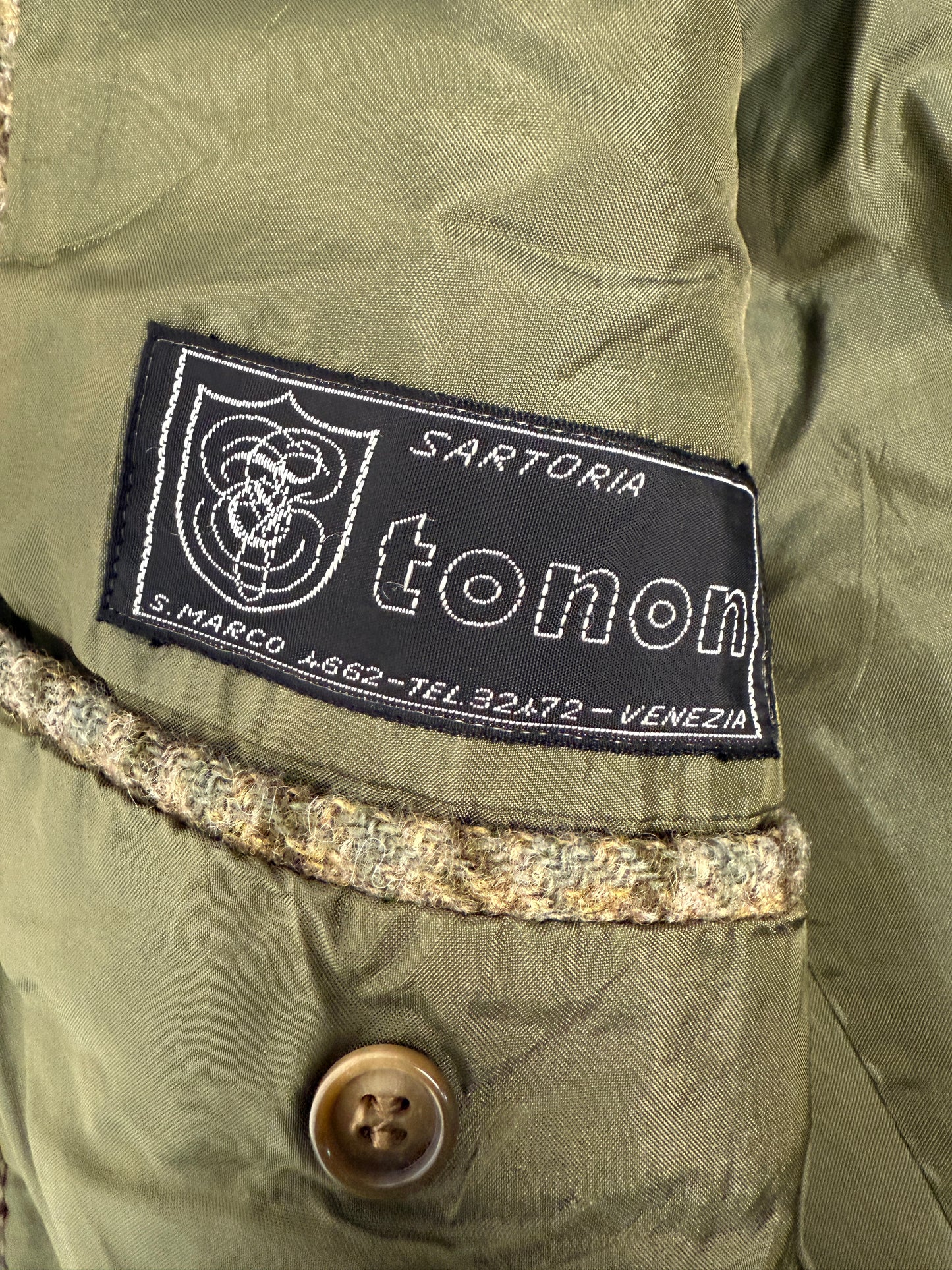 Giacca vintage in pura lana Brona Tweeds - Made in Scotland