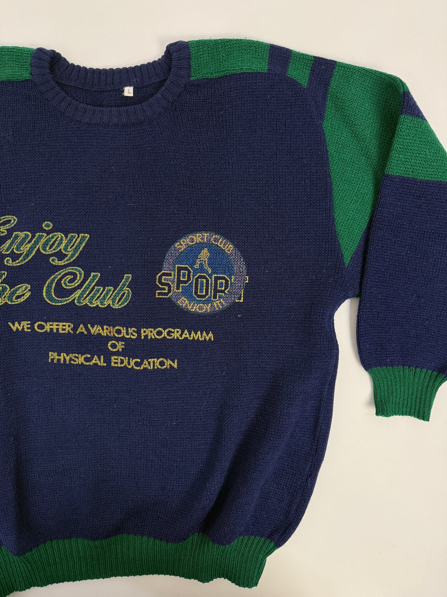Maglione “Enjoy Sport Club” anni ’80