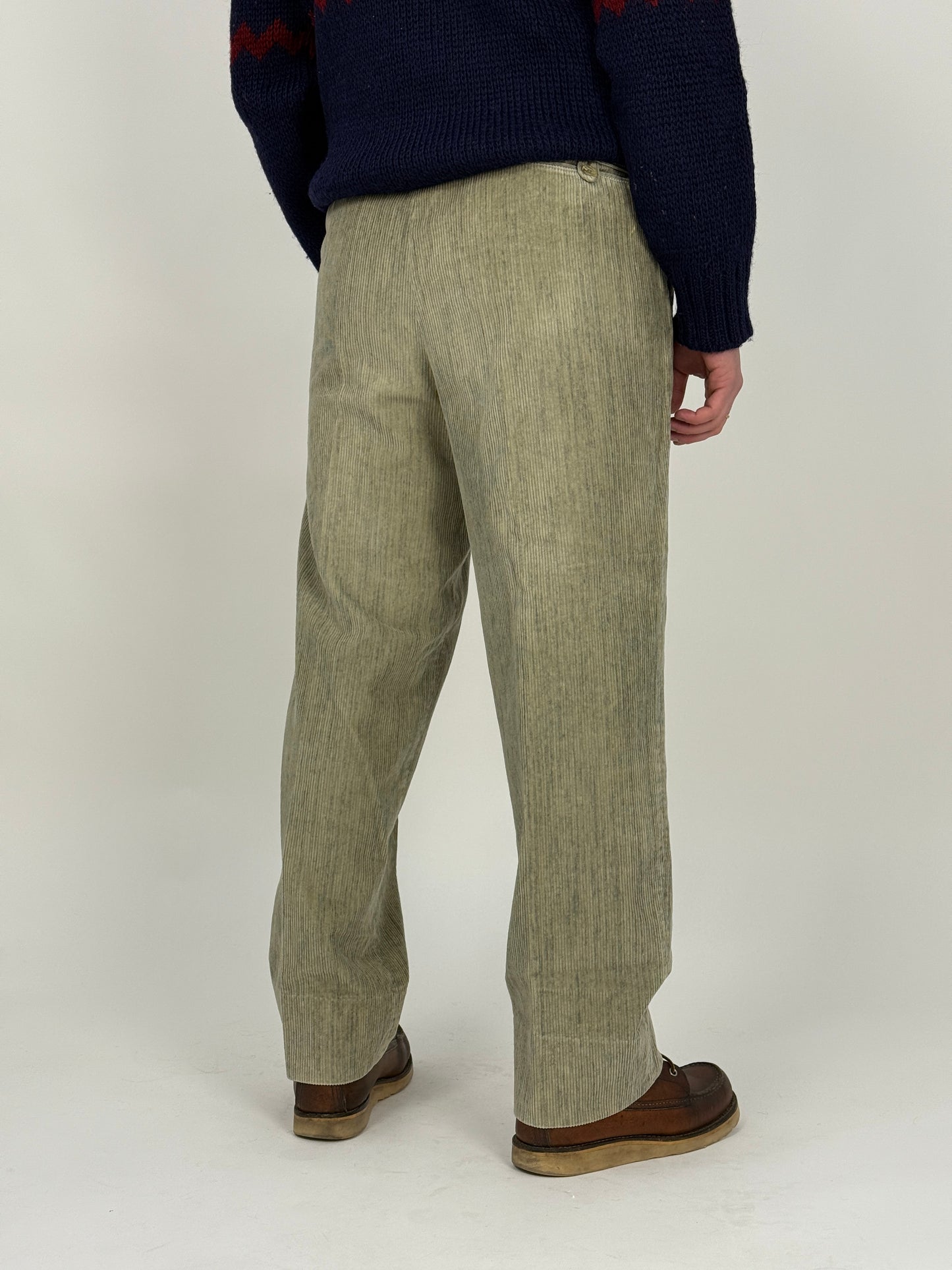 Pantaloni in velluto coste