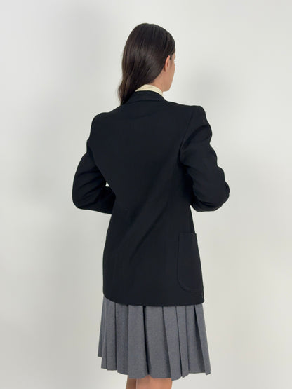 Giacca sartoriale in pura lana vergine anni ’70