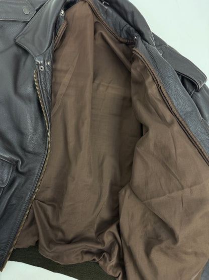 Giubbotto in pelle Bundeswehr anni ’80