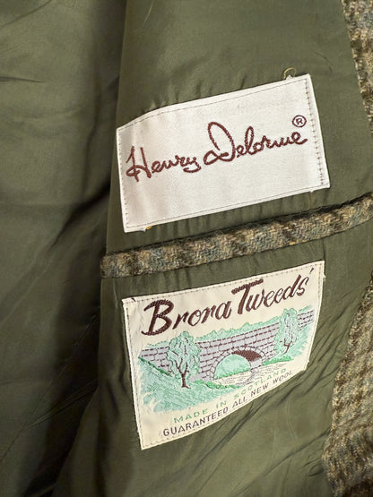 Giacca vintage in pura lana Brona Tweeds - Made in Scotland