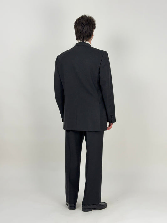 Completo sartoriale vintage in pura lana vergine