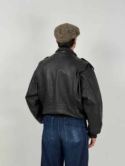 Giubbotto in pelle Bundeswehr anni ’80