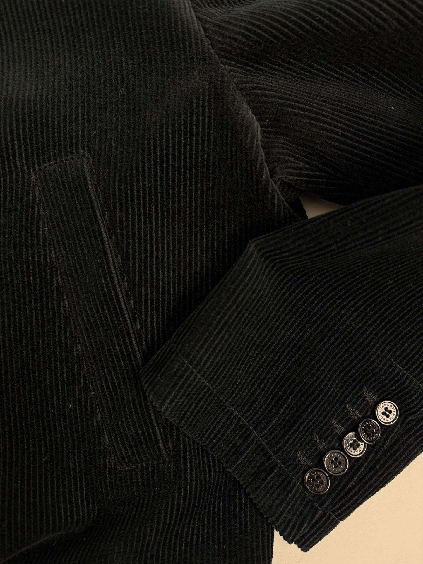 Cappotto Carlo Pignatelli in velluto a coste