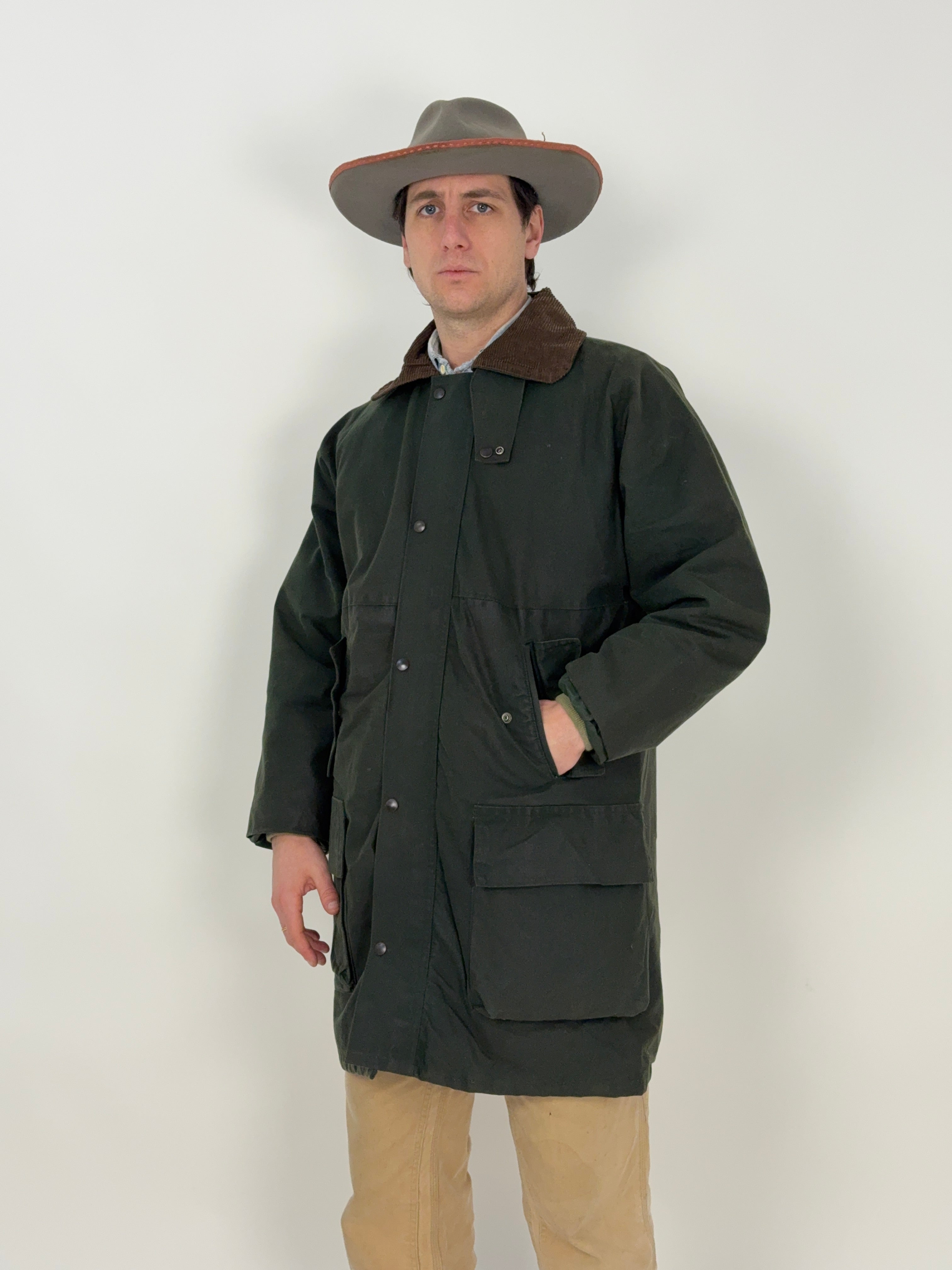 goiacca-cerata-nglese-da-uomo-verde