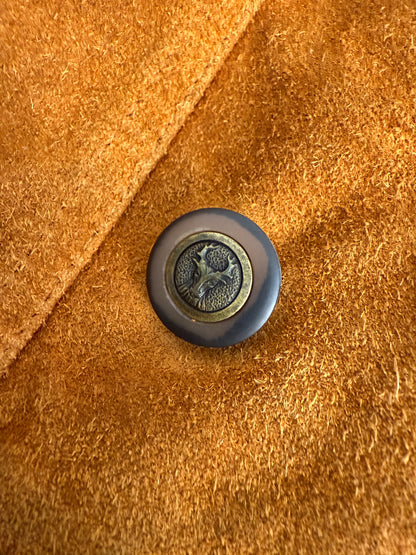 Giaccone in camoscio anni '80