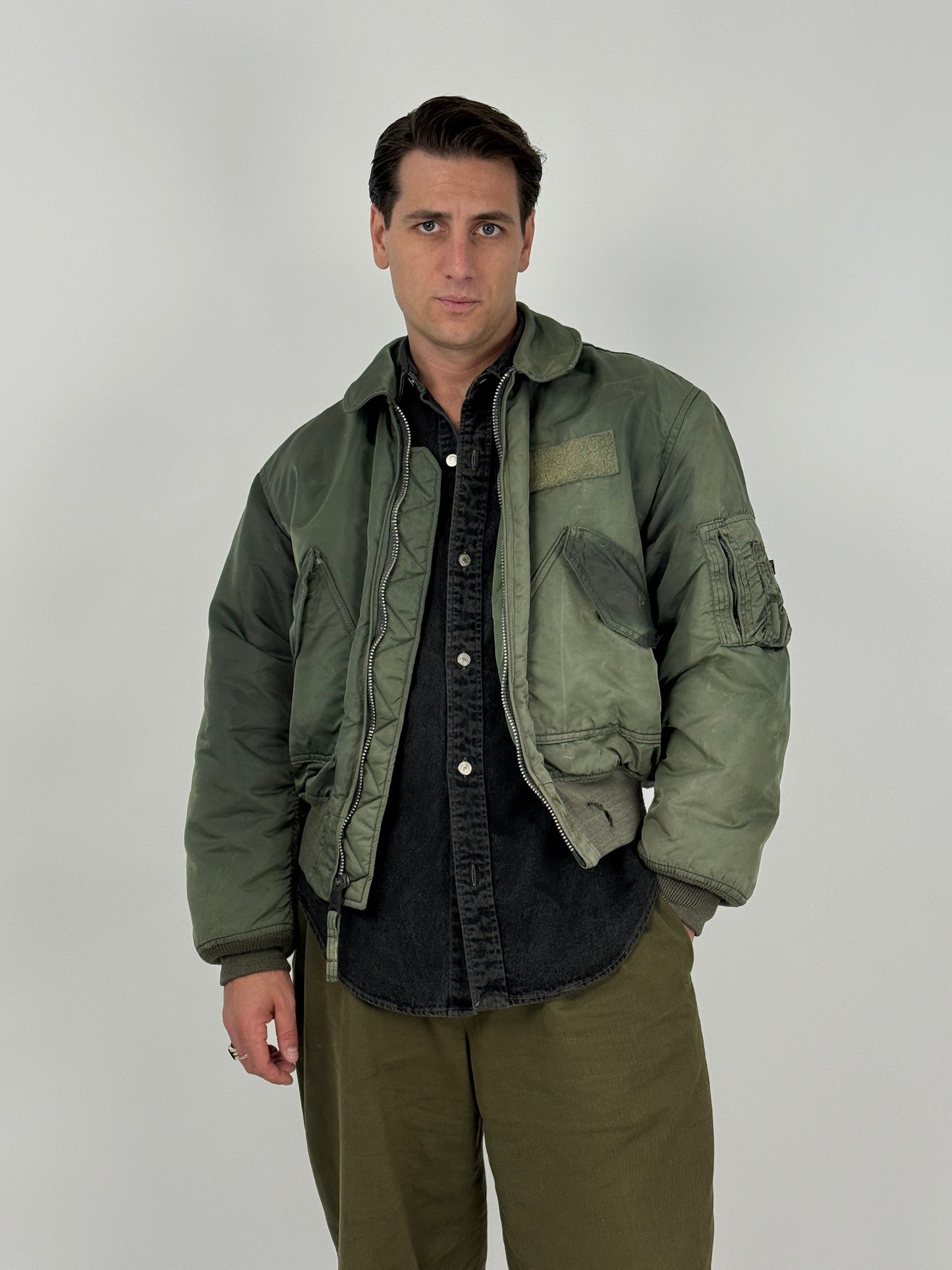 Giubbotto Bomber CWU-45/P (N) Flight Jacket USAF anni '60 by Alpha Industries