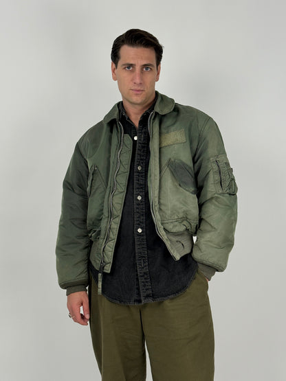 Giubbotto Bomber CWU-45/P (N) Flight Jacket USAF anni '60 by Alpha Industries