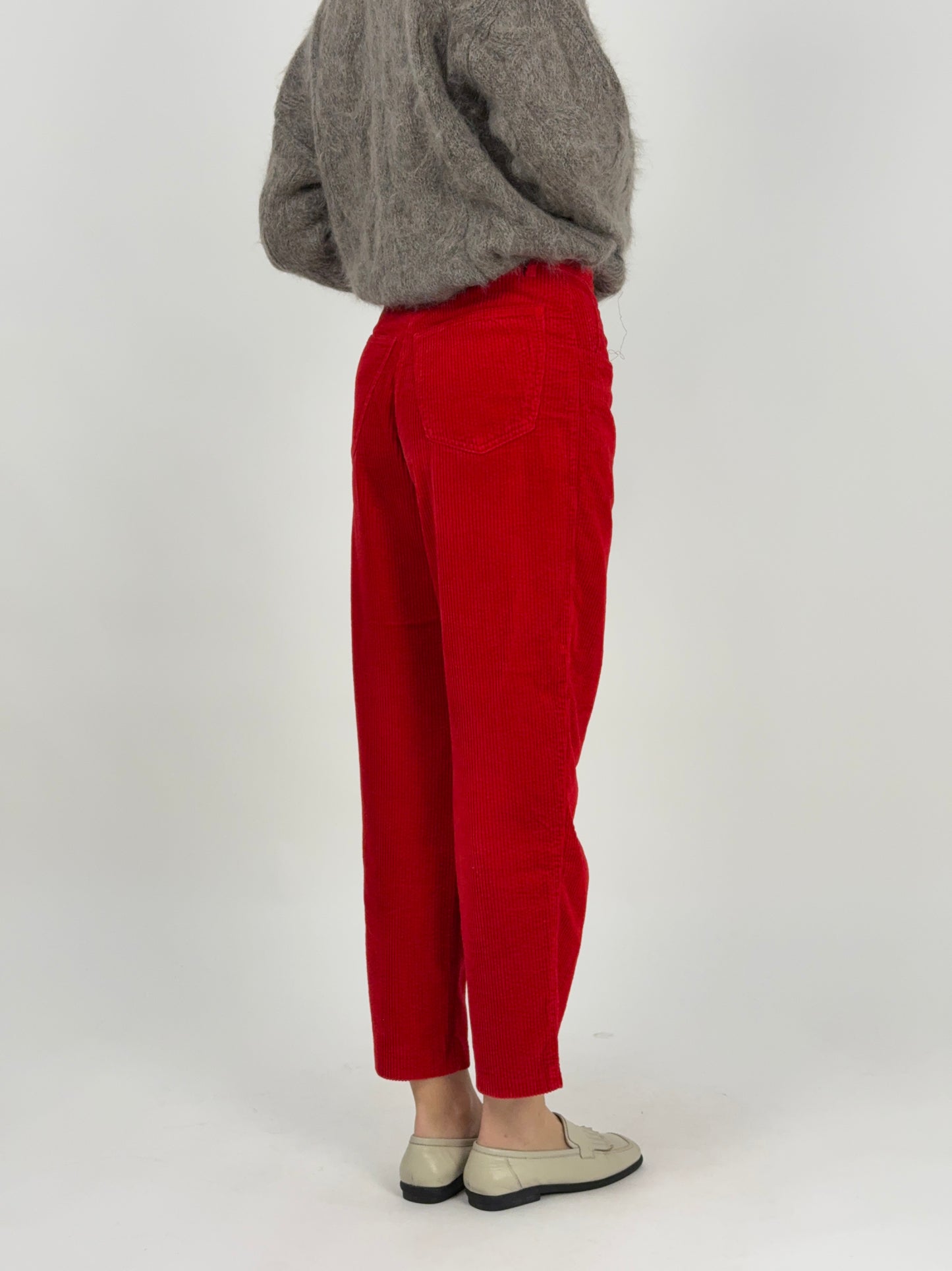 Pantaloni Benetton anni '80 in velluto a coste