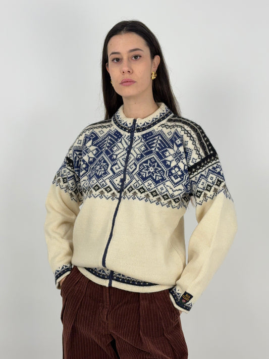 cardigan-olimpionico-norvegese-panna-e-blu-anno-2002