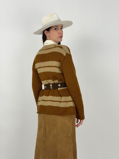 Cardigan handmade in lana