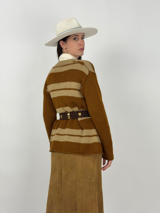 Cardigan handmade in lana