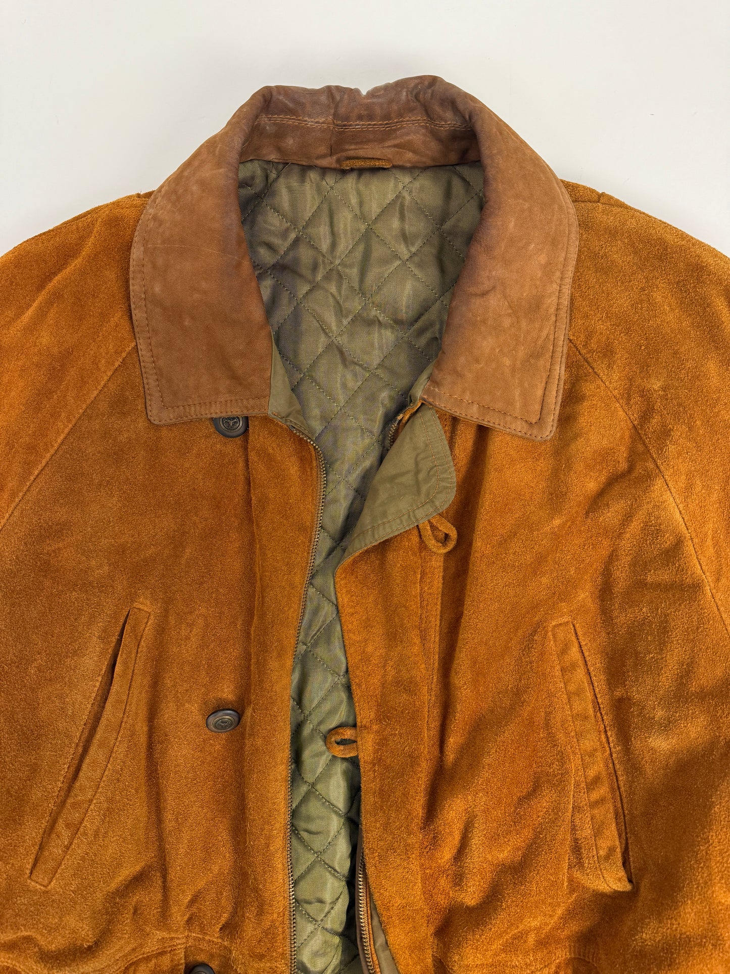 Giaccone in camoscio anni '80