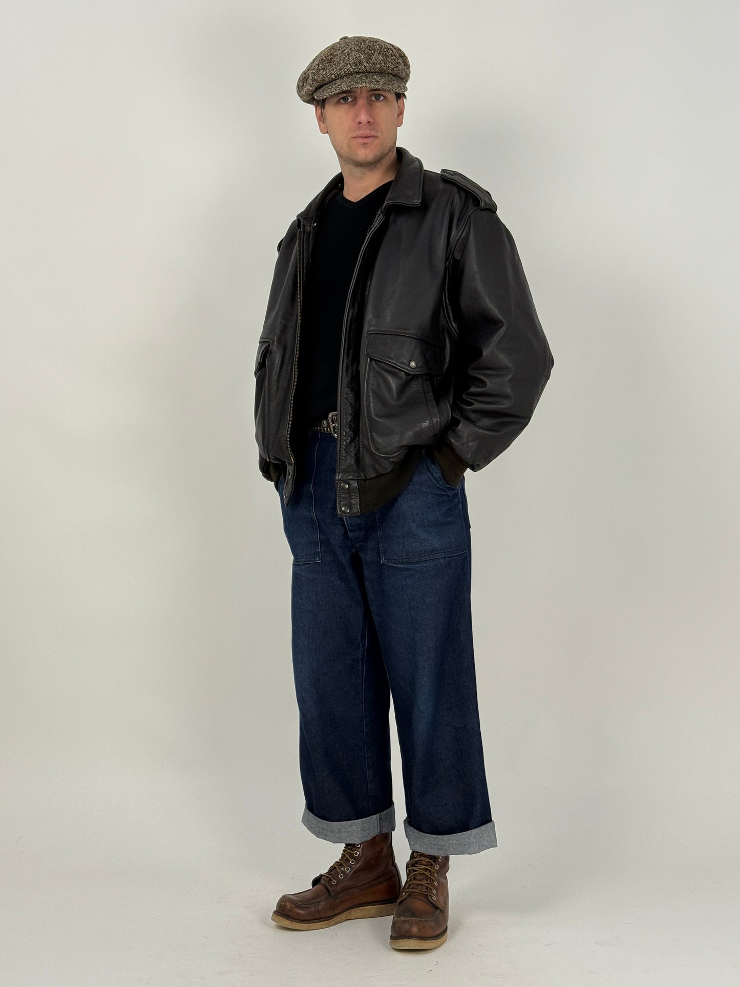 Giubbotto in pelle Bundeswehr anni ’80